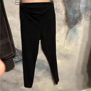 PINK VICTORIAS SECRET BLACK LEGGINGS SIZE SMALL